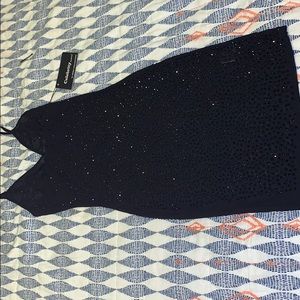 BLACK SEQUIN SHEER DRESS | FASHION NOVA